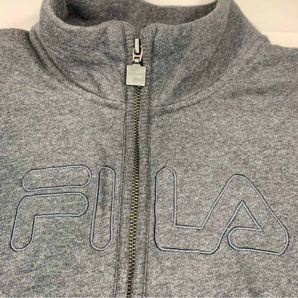 FILA Women's Fleece lined Fullzip jacket grey Meduim - Picture 11 of 12